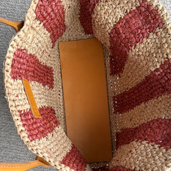 BEMBIEN Francia Raffia Striped Tote Bag - Picture 3 of 5